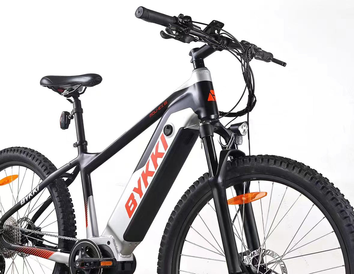 VTT électrique Genuine BYKKI MOU-EX6 27,5 pouces avec moteur central