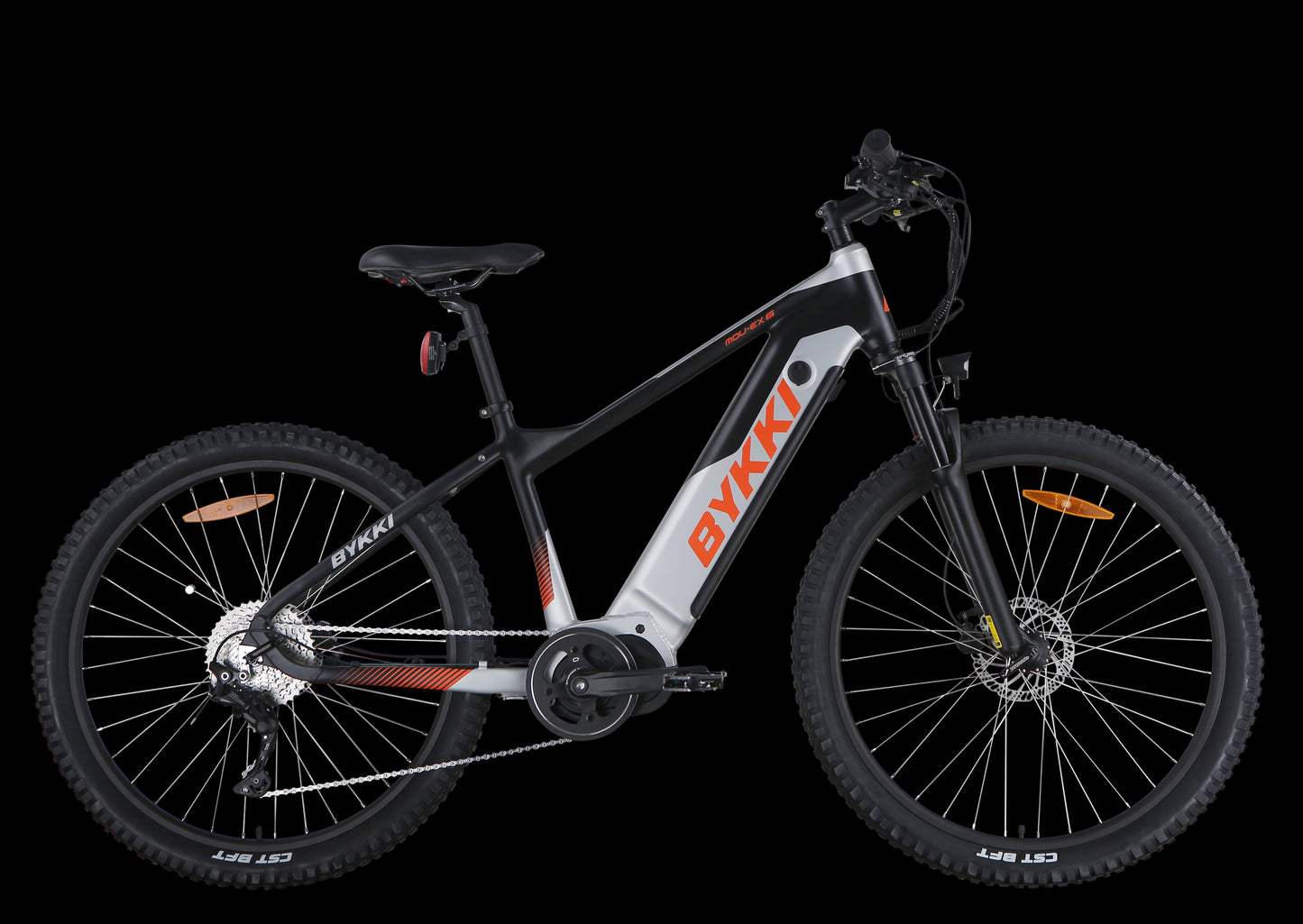 VTT électrique Genuine BYKKI MOU-EX6 27,5 pouces avec moteur central