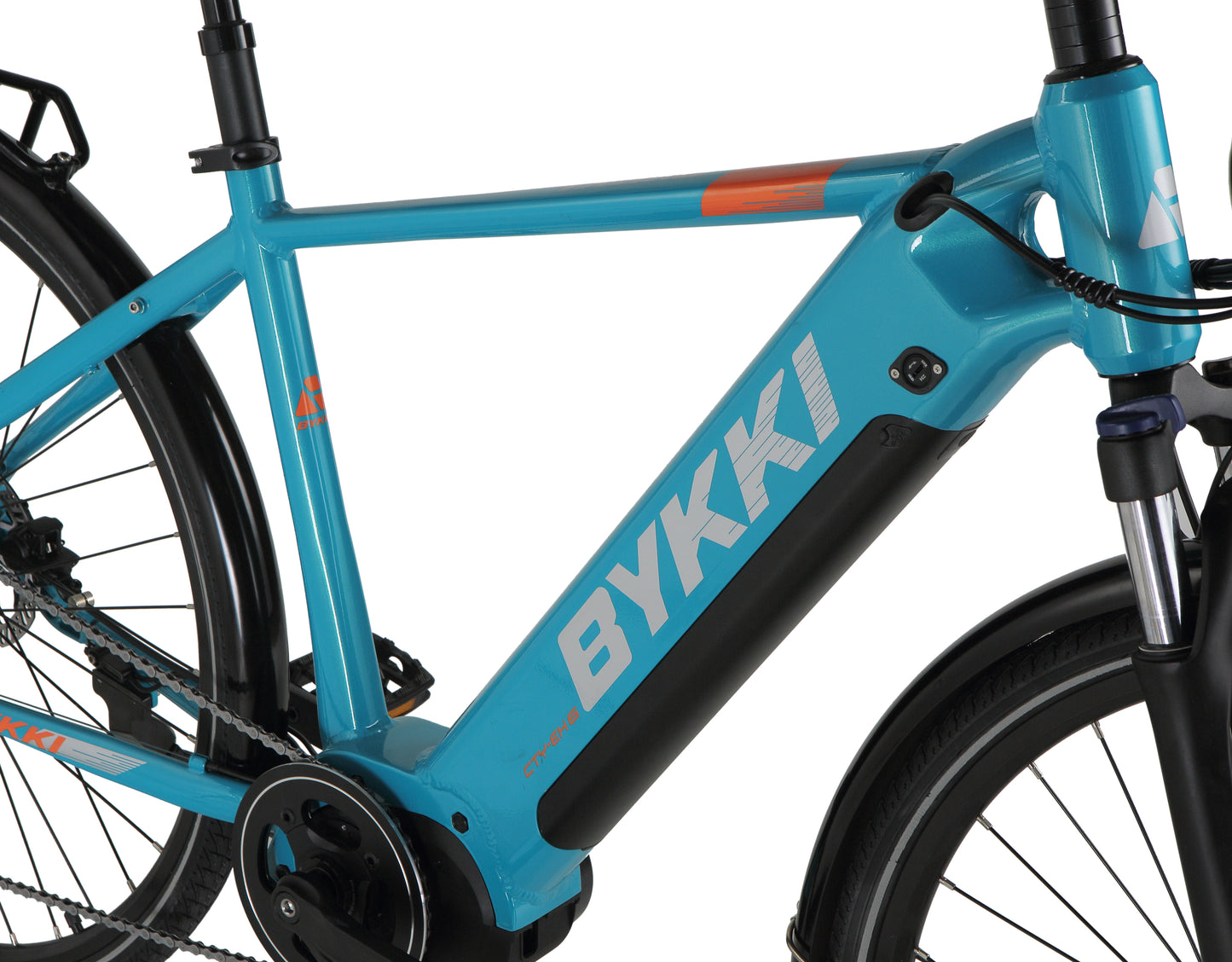 Genuine BYKKI CTY-EH6 Electric Bike 700C Mid motor city E Bike