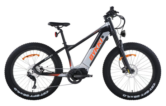 Genuine BYKKI FAT-EP7 26 pouces avec moteur central - Snow E bike