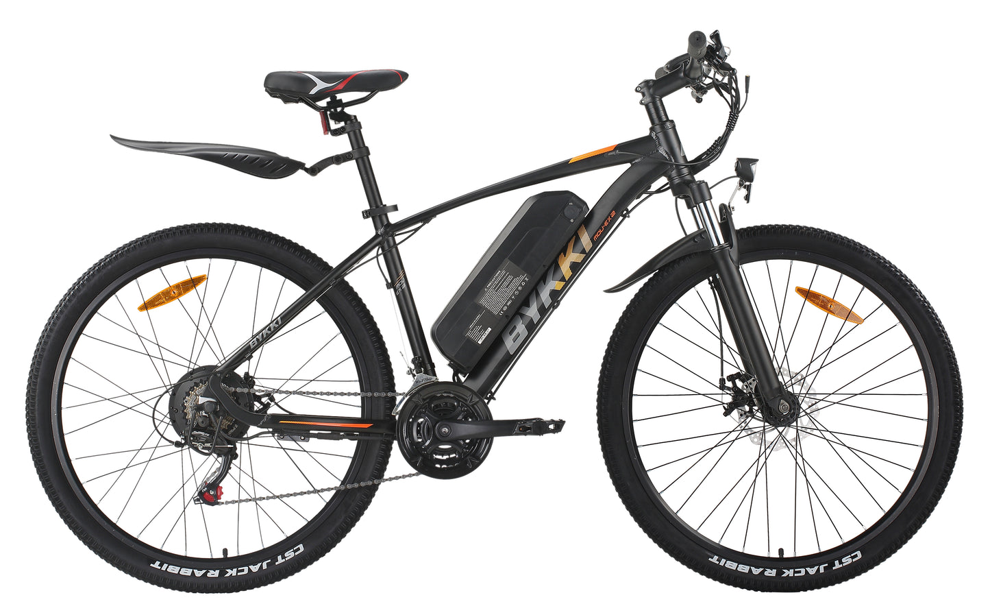 VTT électrique Genuine BYKKI MOU-EX2 27,5 pouces avec moteur arrière