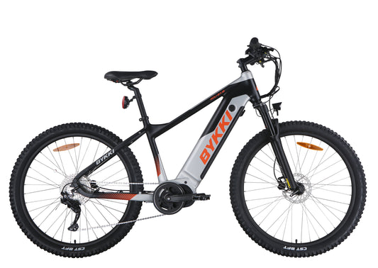 VTT électrique Genuine BYKKI MOU-EX6 27,5 pouces avec moteur central